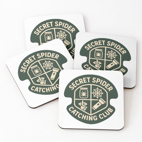 Item preview, Secret Spider Catching Club – Member's Badge designed and sold by celtveor.