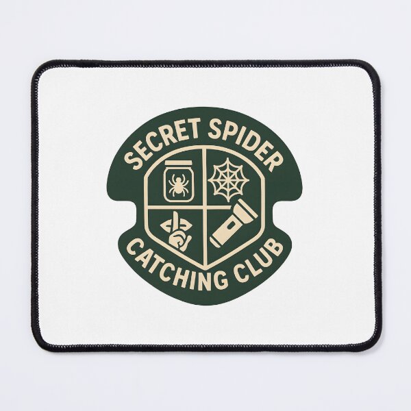 Item preview, Secret Spider Catching Club – Member's Badge designed and sold by celtveor.