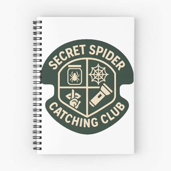 Item preview, Secret Spider Catching Club – Member's Badge designed and sold by celtveor.