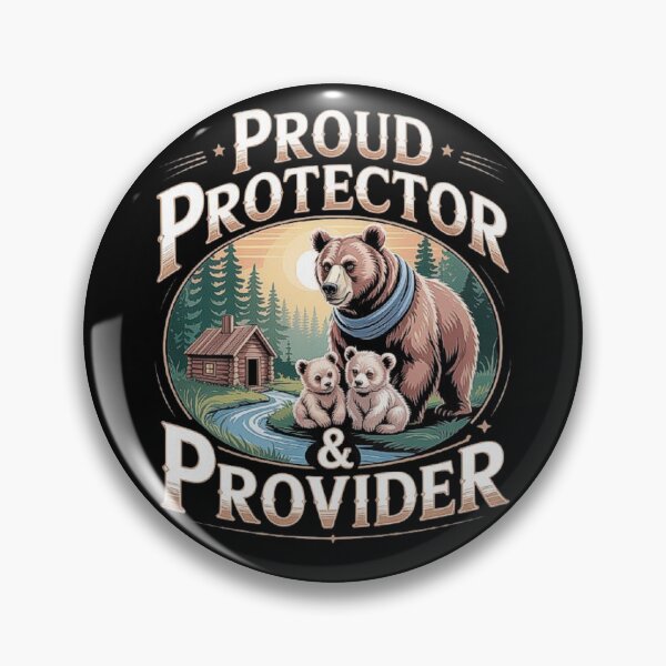 Item preview, Bear Family Illustration: Proud Protector and Provider in Nature designed and sold by love3617.