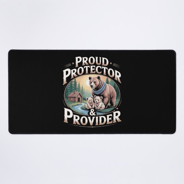 Item preview, Bear Family Illustration: Proud Protector and Provider in Nature designed and sold by love3617.