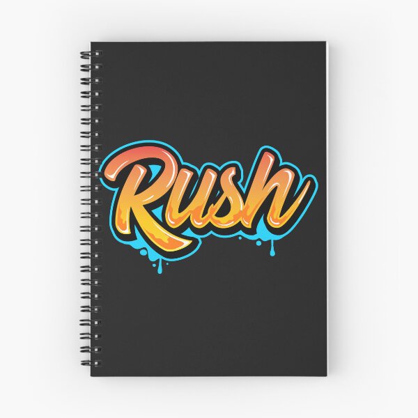 Item preview,  Rush – Fast-Paced Typography Sticker for Hustlers designed and sold by PigpanStickerrr.