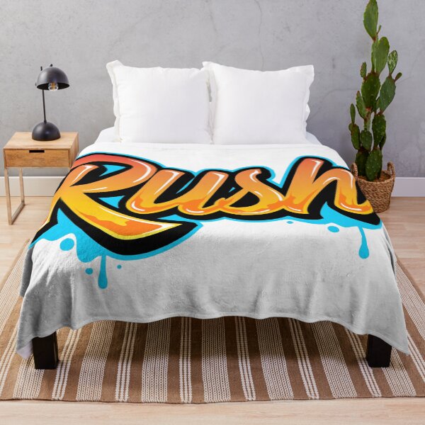 Item preview,  Rush – Fast-Paced Typography Sticker for Hustlers designed and sold by PigpanStickerrr.