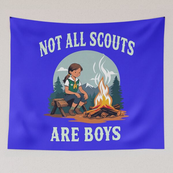 Item preview, NOT ALL SCOUTS ARE BOYS 7 designed and sold by DigitalandPhoto.