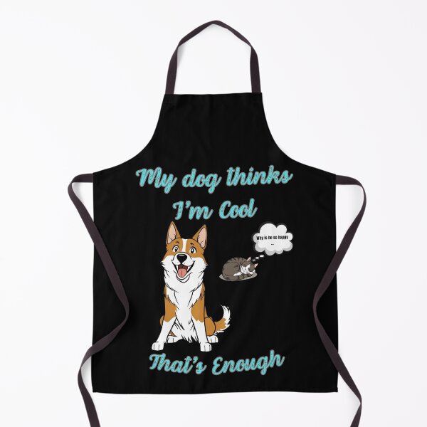 Aperçu de l'œuvre Mon chien pense que je suis cool, ça suffit - Citation drôle sur les chiens et les chats créée et vendue par PeteLawliiet.
