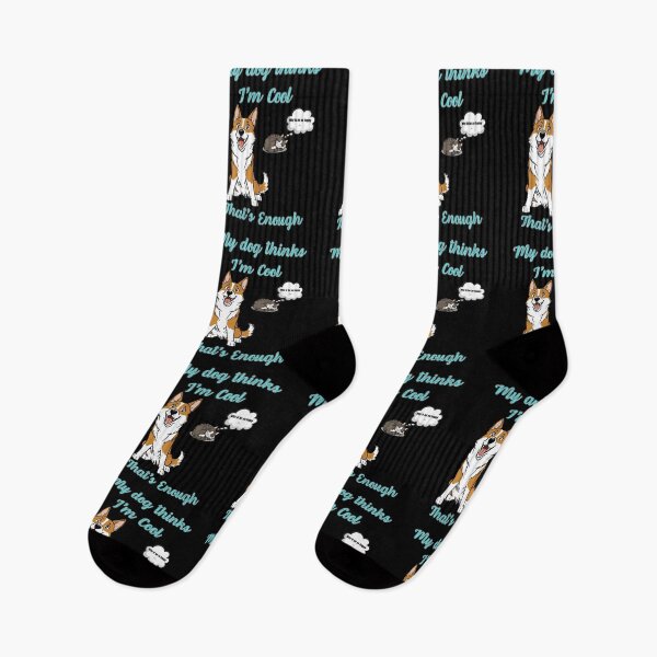 Item preview, My Dog Thinks I'm Cool, That's Enough - Funny Dog & Cat Quote designed and sold by PeteLawliiet.