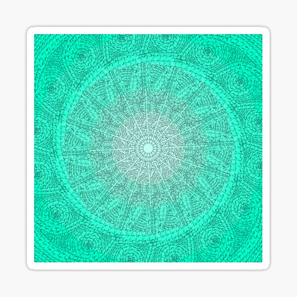 Artikel-Vorschau von Cyan Mandala Epic, designt und verkauft von ZederZederZeder.