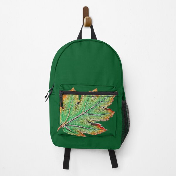 Item preview, Green and orange detailed leaf watercolor designed and sold by 1983Paint.