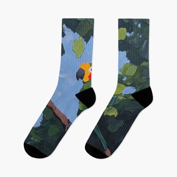 Item preview, parrot | Post-impressionist painting style designed and sold by ComicsFactory.