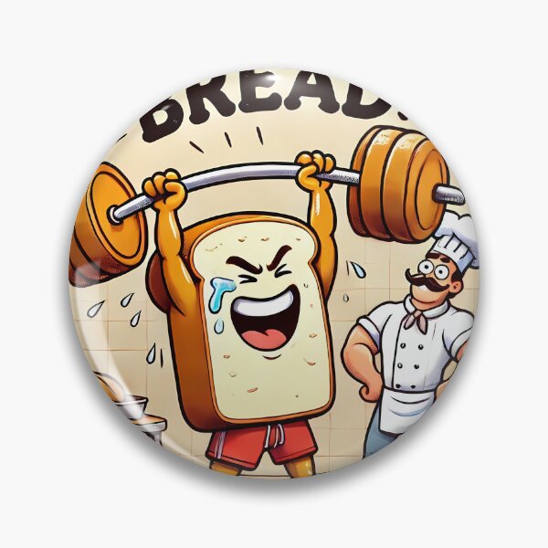 Item preview, Gettin’ This Bread – Funny Fitness Bread Design designed and sold by PixelForge.com.de.