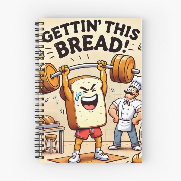 Item preview, Gettin’ This Bread – Funny Fitness Bread Design designed and sold by PixelForge.com.de.