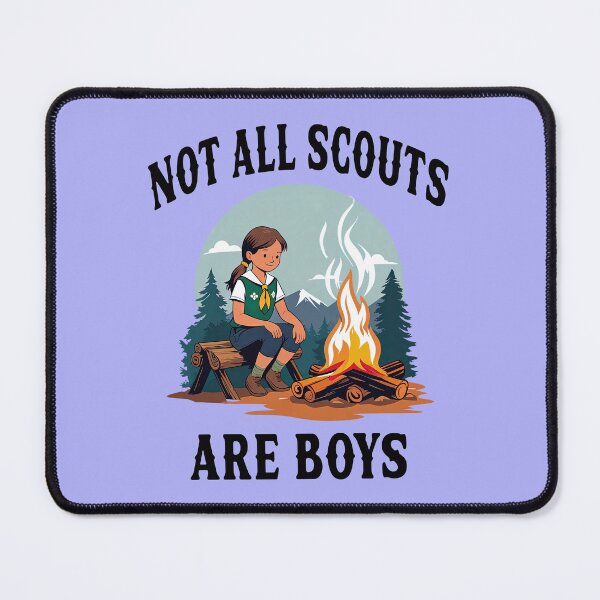 Item preview, NOT ALL SCOUTS ARE BOYS 8 designed and sold by DigitalandPhoto.