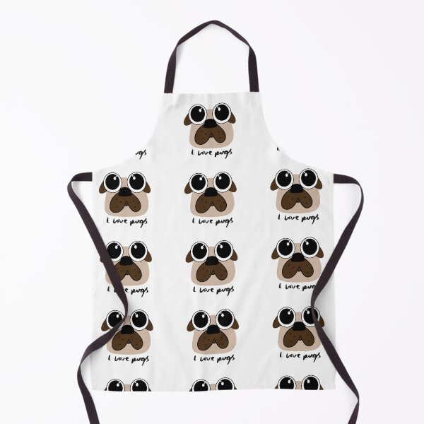 Item preview, I Love Pugs Pug Fan Pug Lover designed and sold by MadeInManny.