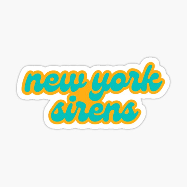 Item preview, New York Sirens Decal designed and sold by artbyasey.