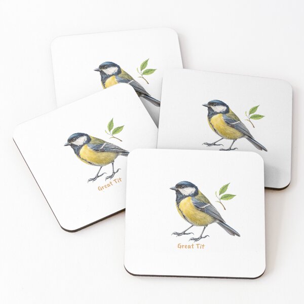 Item preview, Cute Great Tit bird, Garden Bird designed and sold by iclipart.