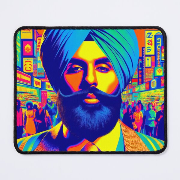 Item preview, Diljit Dosanjh Pop Art – Global Icon Vibes designed and sold by EMSAEXPRESSIONS.