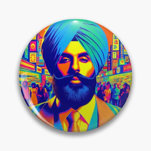 Item preview, Diljit Dosanjh Pop Art – Global Icon Vibes designed and sold by EMSAEXPRESSIONS.