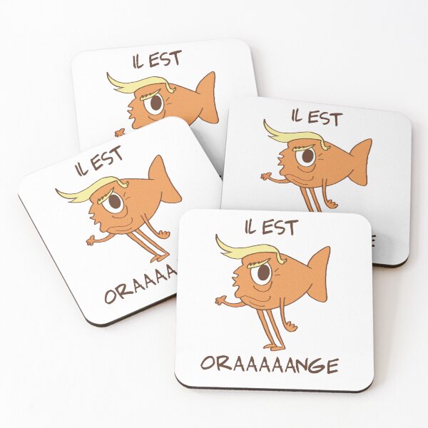 Item preview, Le poisson steve il est orange trump meme designed and sold by quietdewdrops.