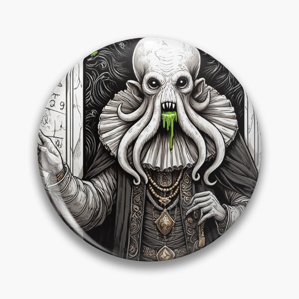 Item preview,  Grimling Lord of dread Eldritch Cthulhu of Darkmere staring at you with his eyes of the void designed and sold by Vintage Designs +.