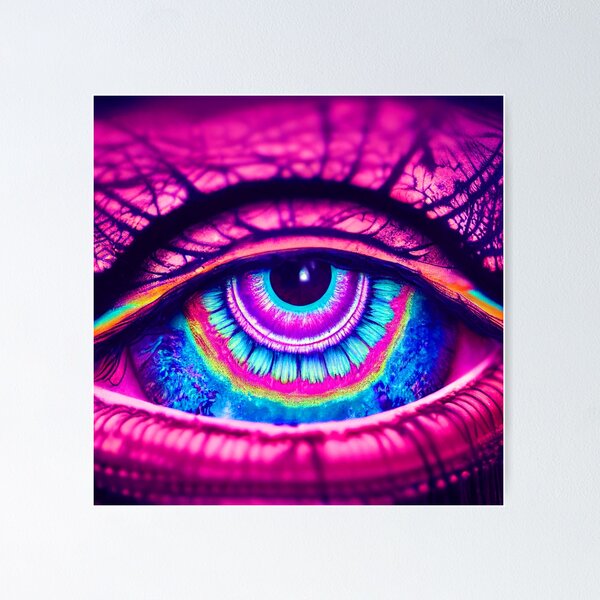 Item preview, Psilocybin Eye designed and sold by PsyMuseVoid.