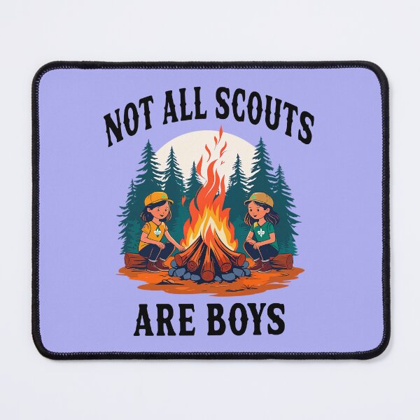 Item preview, NOT ALL SCOUTS ARE BOYS 10 designed and sold by DigitalandPhoto.