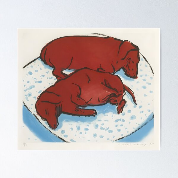 Item preview, Hockney David, dachshunds designed and sold by Ceremonials-.