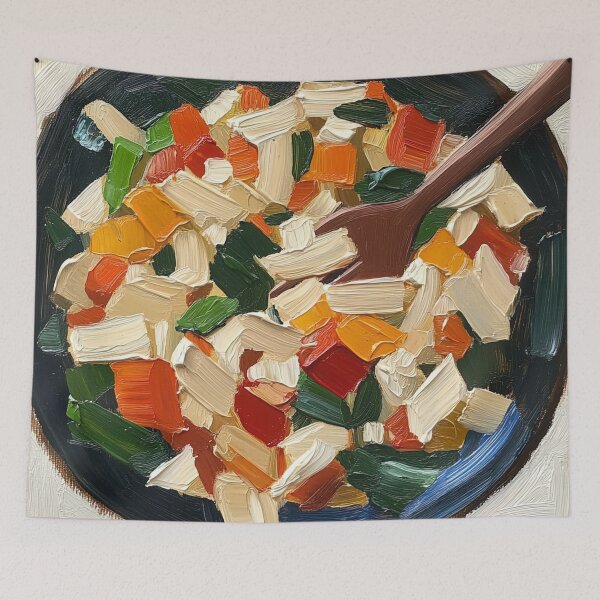 Item preview, Pasta | Post-impressionist painting style designed and sold by ComicsFactory.