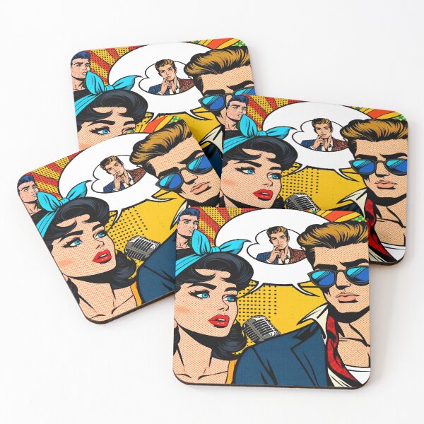 Item preview, Girly Pop Art Pop Art Comic Girl – Retro Emotional Woman Illustration, Vintage 60s Style designed and sold by Ojo de Lilith.