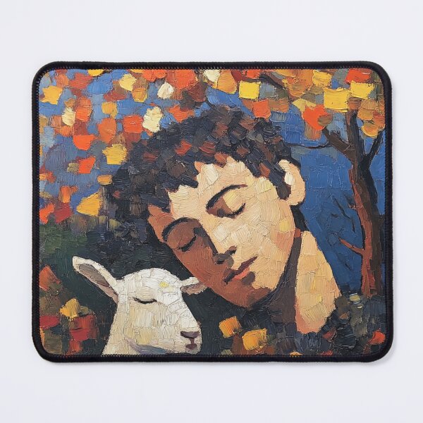 Item preview, Pastoral god | Post-impressionist painting style designed and sold by ComicsFactory.
