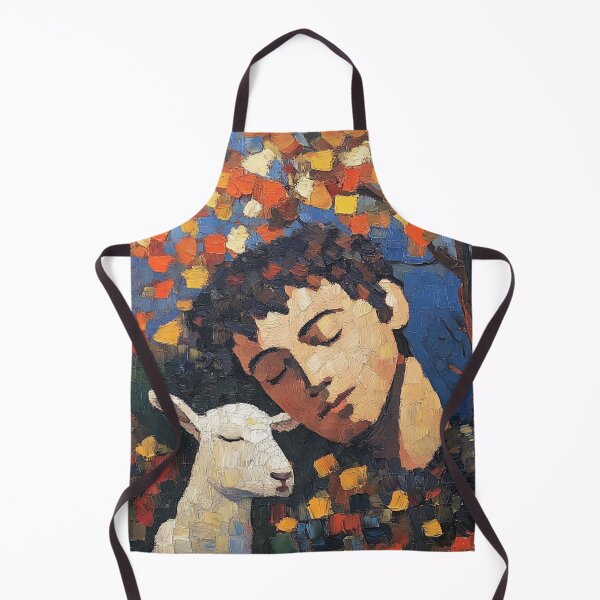 Item preview, Pastoral god | Post-impressionist painting style designed and sold by ComicsFactory.