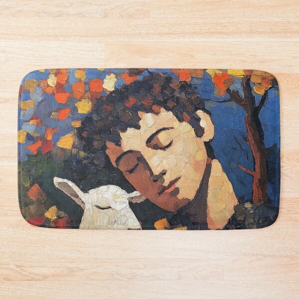 Item preview, Pastoral god | Post-impressionist painting style designed and sold by ComicsFactory.
