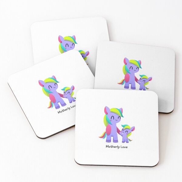 Item preview,  Motherly Love cute ponies mother and baby design designed and sold by Vintage Designs +.