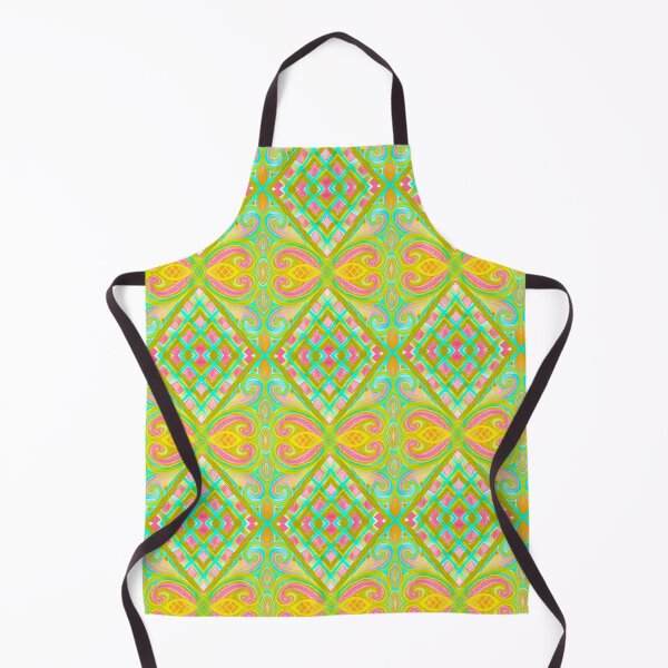 Item preview, Painted Filigree Green Pink Yellow Teal Diamonds by Kristi Duggins designed and sold by Kristi Duggins.