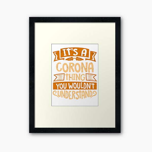 Vista previa del artículo con la obra «Corona Name It es una cosa de Corona que no entenderías», diseñado y vendido por TansuFirelier.