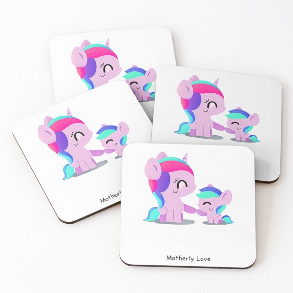 Item preview, Motherly Love cute ponies mother and baby design designed and sold by Vintage Designs +.