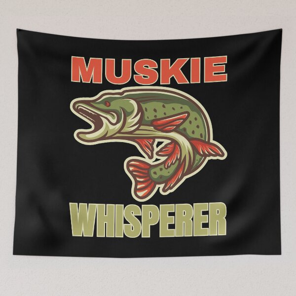 Item preview,  Muskie Whisperer Muskie Fishing Gifts For Fishermen designed and sold by I-wanna-T-shirt.