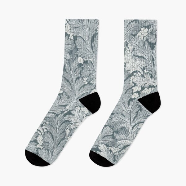 Item preview, Elegant Vintage Foliage Pattern in Gray Tones designed and sold by TheOctopusRage.