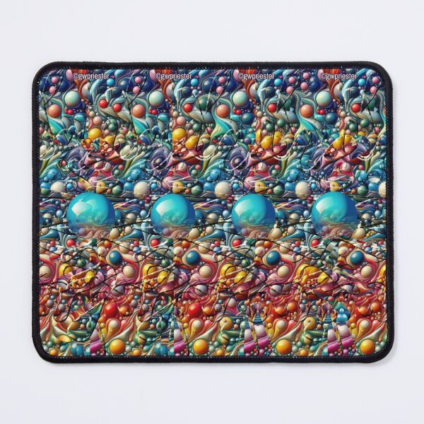 Item preview, Colorful Splash 3D Stereogram Illusion designed and sold by eyetricks.