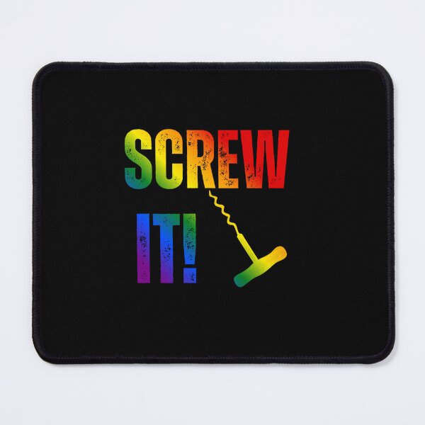 Item preview, Screw It! Corkscrew Rainbow Graphic, classic pride flag colors Pride festival, Wine Lovers, Funny, Wine Pairing, Lady holding wine glass rainbow graphic, Colorful, Humor, Pairs well with, designed and sold by PrideBeProud.