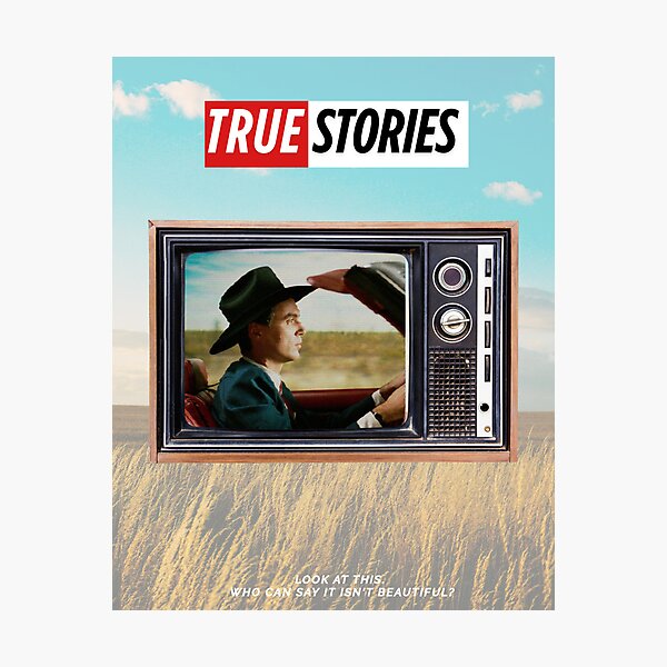 Item preview, True Stories David Byrne Movie Poster designed and sold by indoorkites.