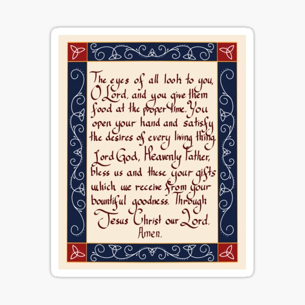 Item preview, Meal Prayer designed and sold by Madelyn Craig.