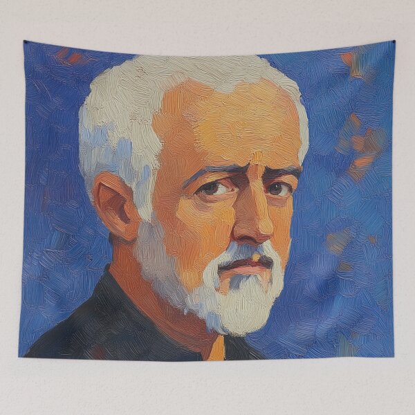 Item preview, Paulo Coelho | Post-impressionist painting style designed and sold by ComicsFactory.