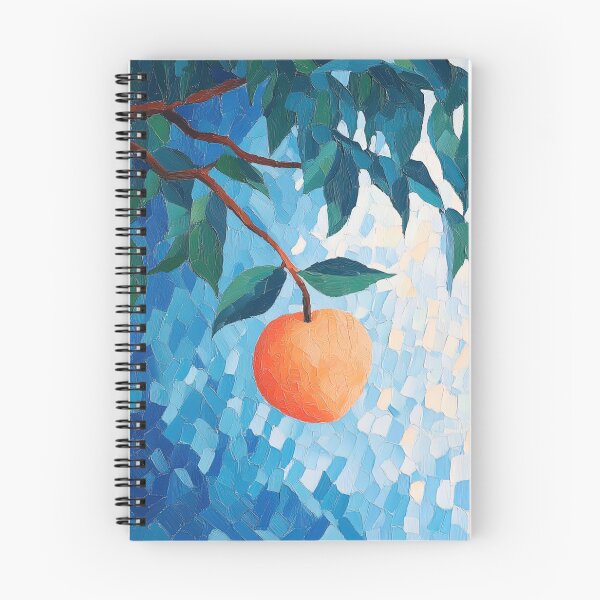 Item preview, Peach fruit | Post-impressionist painting style designed and sold by ComicsFactory.