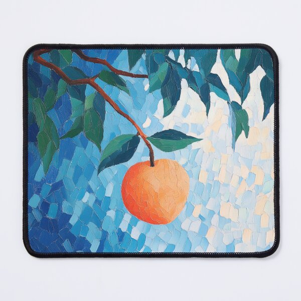 Item preview, Peach fruit | Post-impressionist painting style designed and sold by ComicsFactory.