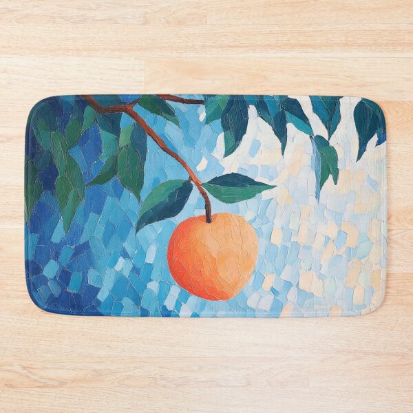 Item preview, Peach fruit | Post-impressionist painting style designed and sold by ComicsFactory.