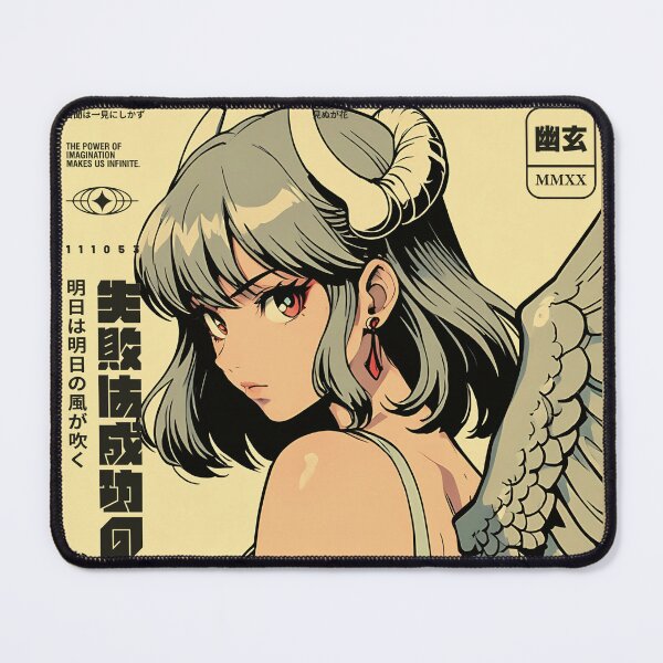 Item preview, female angel with horns designed and sold by BOZGO.