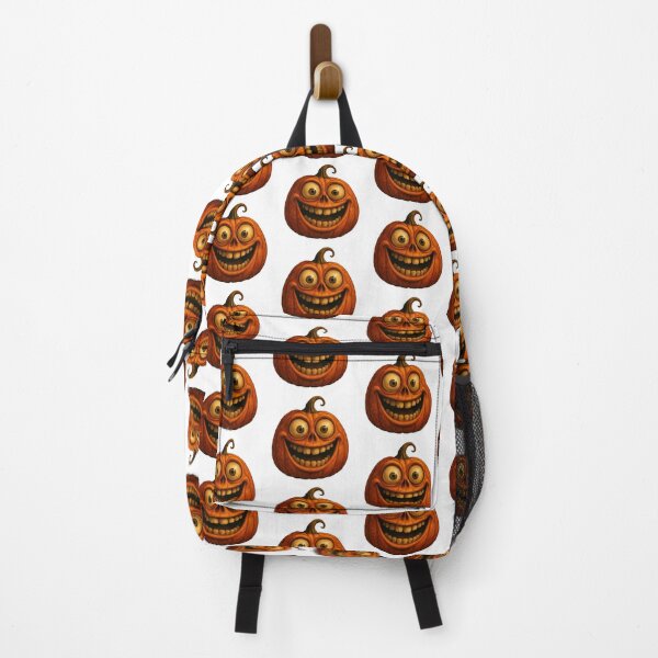 Item preview, Funny Halloween Pumpkin with Big Eyes and Smile designed and sold by CreativeLarysa.