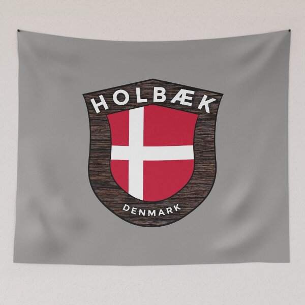 Item preview, Holbæk Denmark Emblem Flag designed and sold by World Designs.