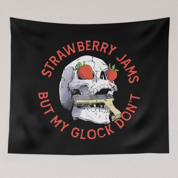 Item preview, Strawberry Jams But My Glock Don't designed and sold by aComicWizard.