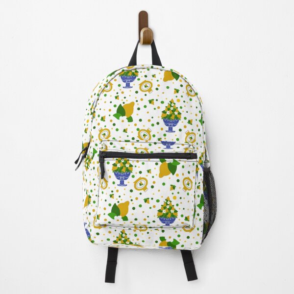 Item preview, Kaleidoscopic pattern with lemons surrounded by floral decorative elements in a seamless layout designed and sold by olenapetol.